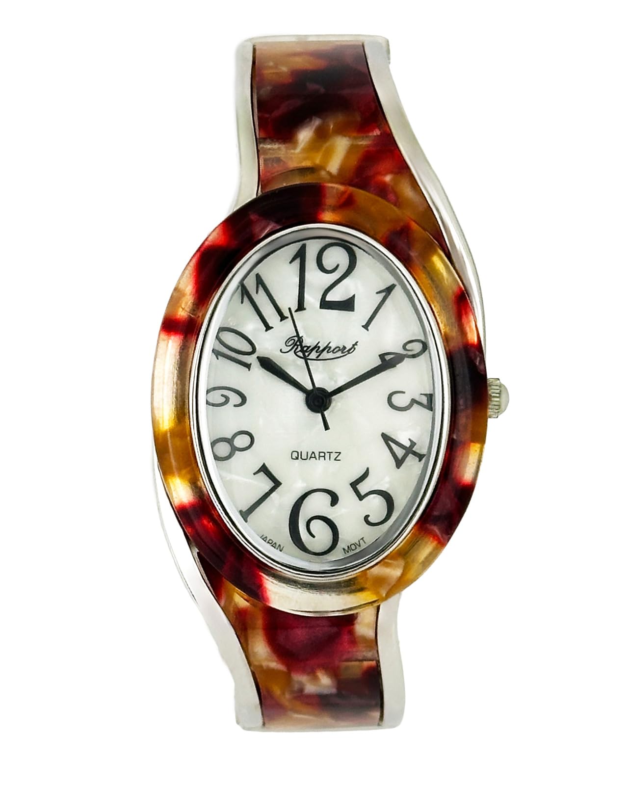 

La Paul Women s Oval Bangle Watch, Modified Red, 188909
