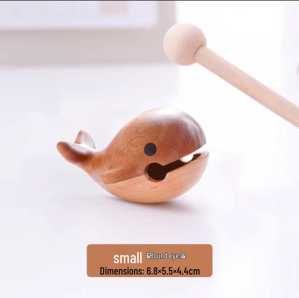 Wooden Fish Desktop Ornament: Calming & Stress-Relief Gift for Birthdays, Christmas, or Housewarming