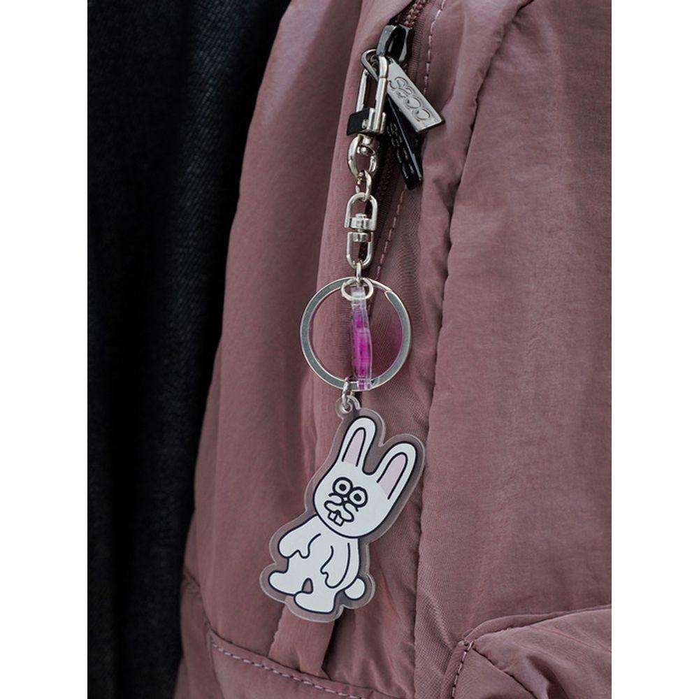 

STUDIO SOCKSTOP OOSS Dragon Palace Rabbit Character Acrylic Keychain White white