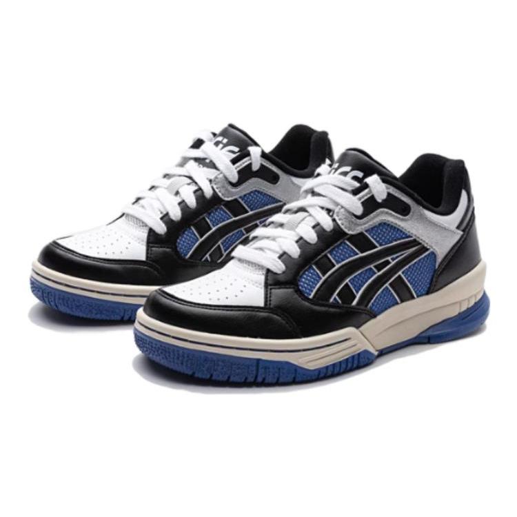 Asics Gel Spotlyte Low top Children's Basketball Shoes Black White Blue Teenagers 1204A127-100