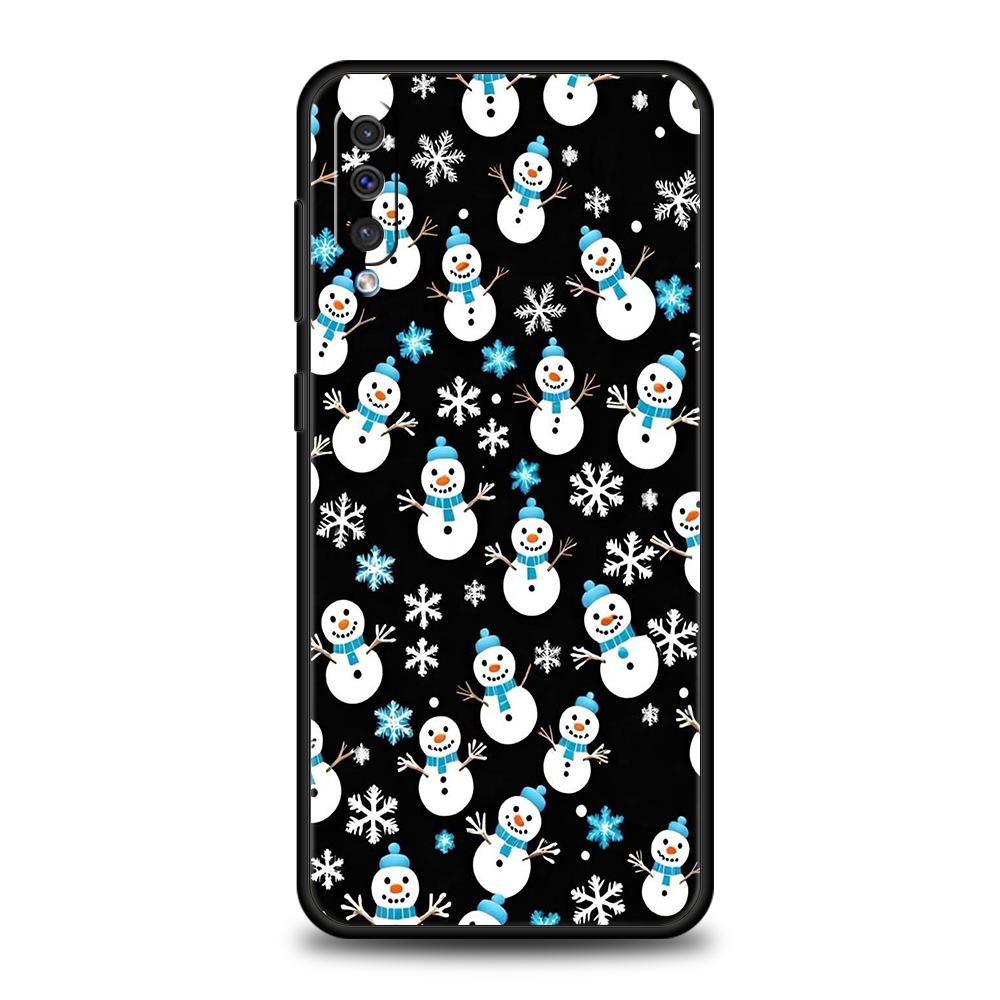 Cartoon Christmas Phone Case For Samsung A56 A36 A26 A24 A16 A14 A12 A32 A50 A70 A22 A30 A40 A34 A54 A42 A52 A04s A06 5G Cover