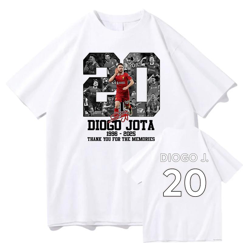 Diogo Jota Tees Unisex Letter Print Tshirt Summer Cotton Men Women Pure Cotton Tshirts Fashion Unisex Streetwear Hip Hop TShirt