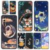 For Realme 10 9 8 5G 7 6 GT2 Pro Plus 9i 8i C21 C11 C25 C35 Soft Cute Cartoon Astronaut Phone Case For Realme GT Neo 2 3T Cover