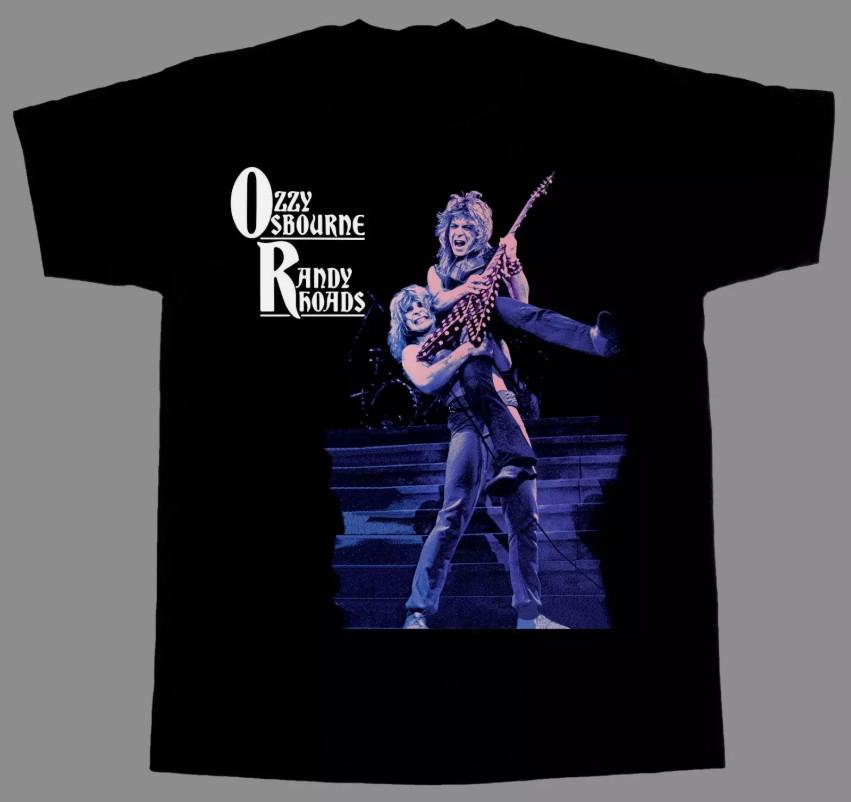

Oz Randy Rhoads For Fans Cotton Black All Size Unisex Shirt Unisex T-Shirt XXL