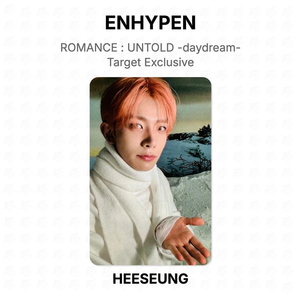 ENHYPEN ROMANCE : UNTOLD -daydream- Target Exclusive Official Photocard