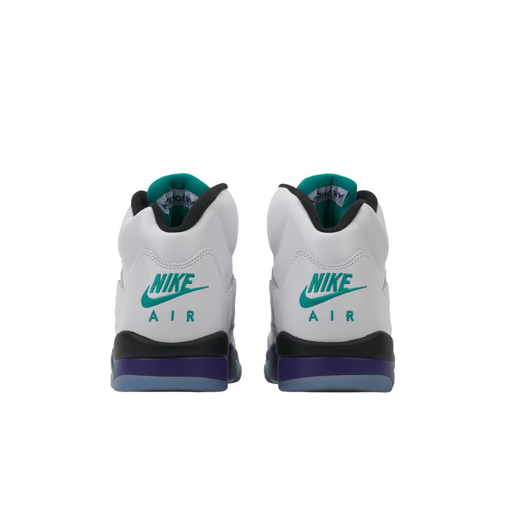 Air Jordan 5 Retro Grape 2025 Men Sneakers White New-Emerald Grape-Ice HQ7978-100