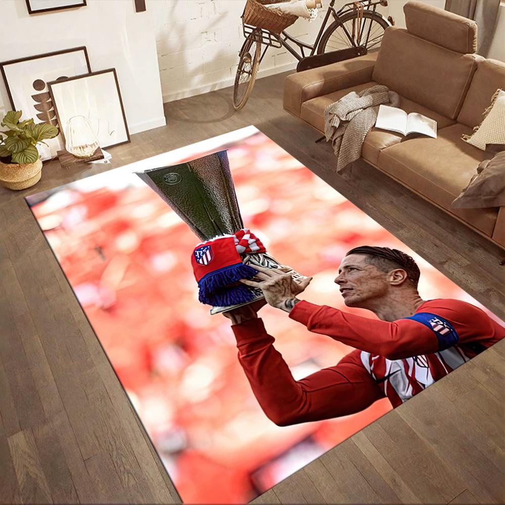 Atletico Madrid Carpet Suitable For Game Room Outdoor Living Rooms Hallway Antislip Rug Anime Office Decor Best For Christmas