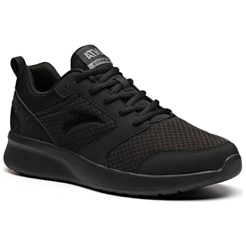 Anta Versatile Shock-Absorbing Non-Slip Wear-Resistant Breathable Rebound Low-Top Running Shoes Men sneaker Black 912145544-3