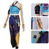 Zoey Cosplay Kostüm Kpop Film Dämonenjäger Idol Zoey Bunte Uniform Gruppe Sexy Verkleidungsoutfits Für Halloween Comic Con