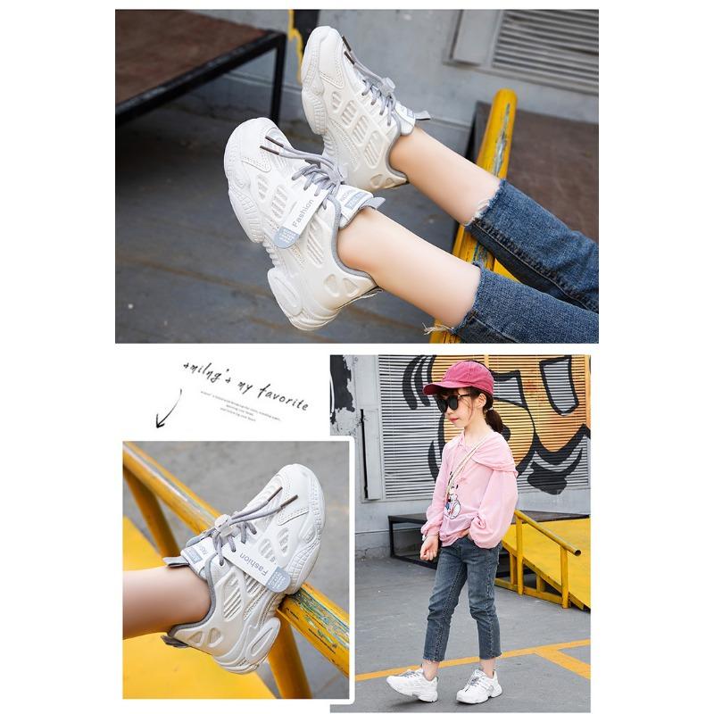 Весенне-летняя новая детская спортивная обувь с дышащей сетчатой поверхностью для девочек — фото 17