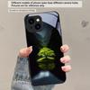 Forest Stream Pattern For iPhone 17 Air 16 E 15 Plus 14 Pro Max 13 12 Mini 11 5 6 7 8 Plus XR XS Max SE Black Glass Phone Case