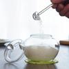 250ml Clear Glass Sugar Bowl with Spoon|Transparent Spice Jar for Kitchen,Home Organization,Cooking,Candy Storage Pot,Glass Container for Sugar,Spices