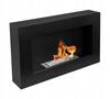 Bio Cheminée Murale 65X40X12 Cm Boîte Noir Structurel Mat