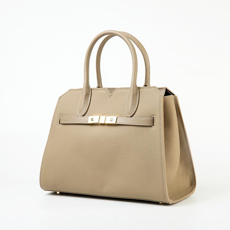 Premium bag women's 2 new light luxury platinum bag large capacity mother bag leather messenger handbag women