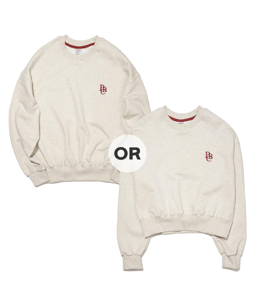 PAPERBOY Women'S Pbc Sweatshirt 2 Types - Oatmeal