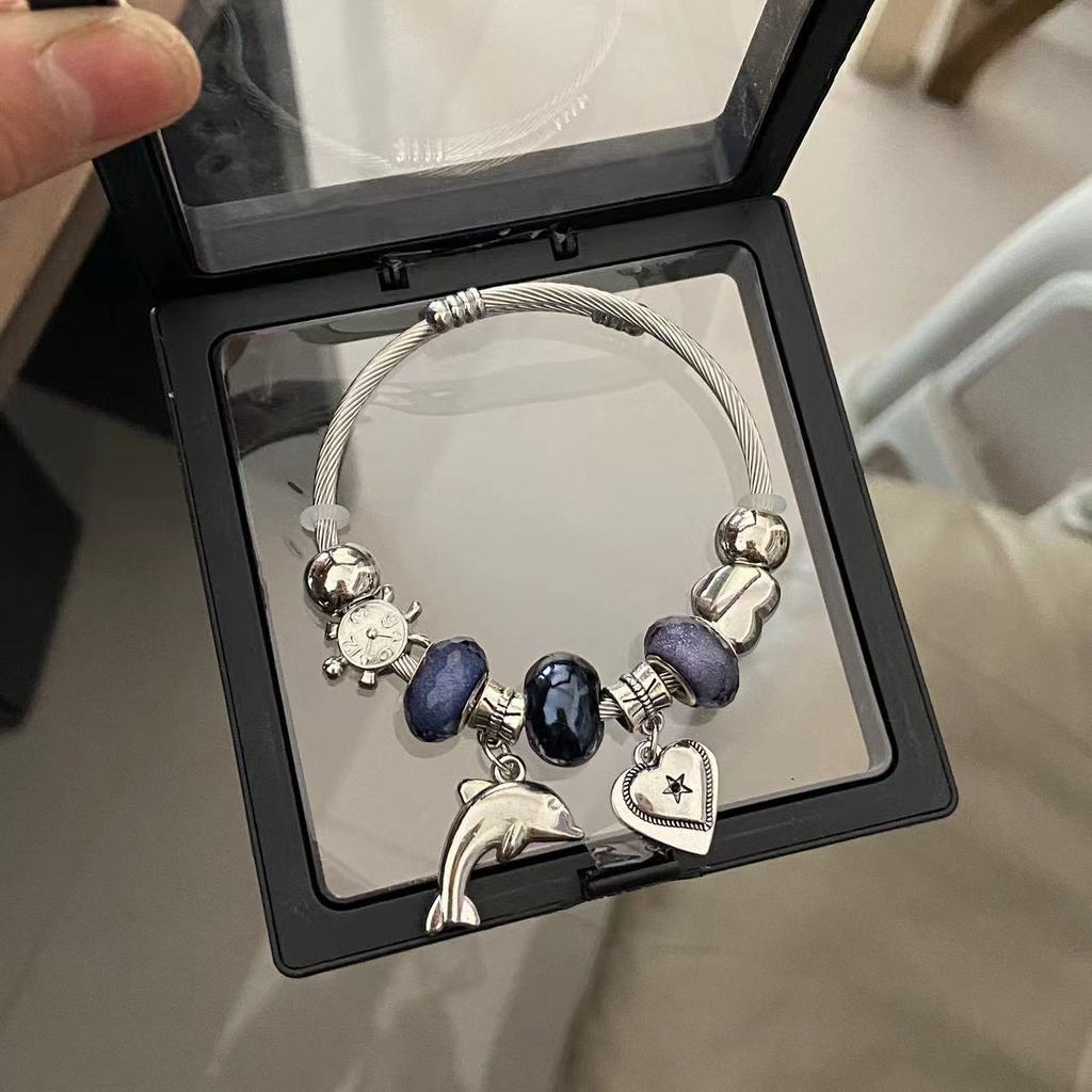 Animal Theme Stainless Steel Hand Chain With Electroplated Coating For Summer Casual Wear