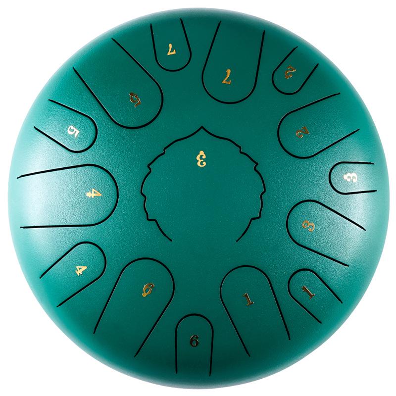 Éterický ocelový jazykový buben - 6/8/10/12/13/14 palcový Handpan perkusní nástroj.