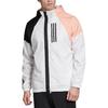 Adidas Color Block Training Sports Jacket Men Outerwear White EK4626