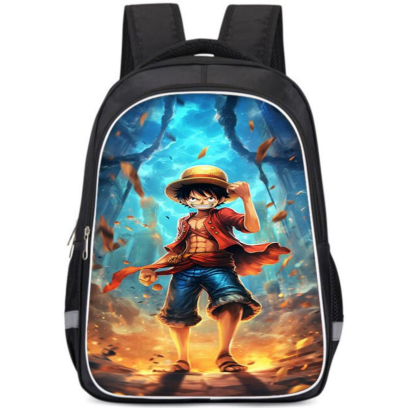 Large Capacity Lightweight Oxford Cloth Backpack For Kids Unisex School Bag