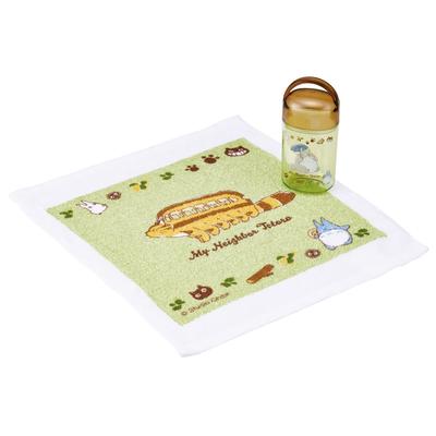 Skater Feuchttuch-Set mit Made in Cat Etui, Kinder-, Japan, Ghibli, Totoro, Bus, Jungen, Mädchen, OA5AG-A