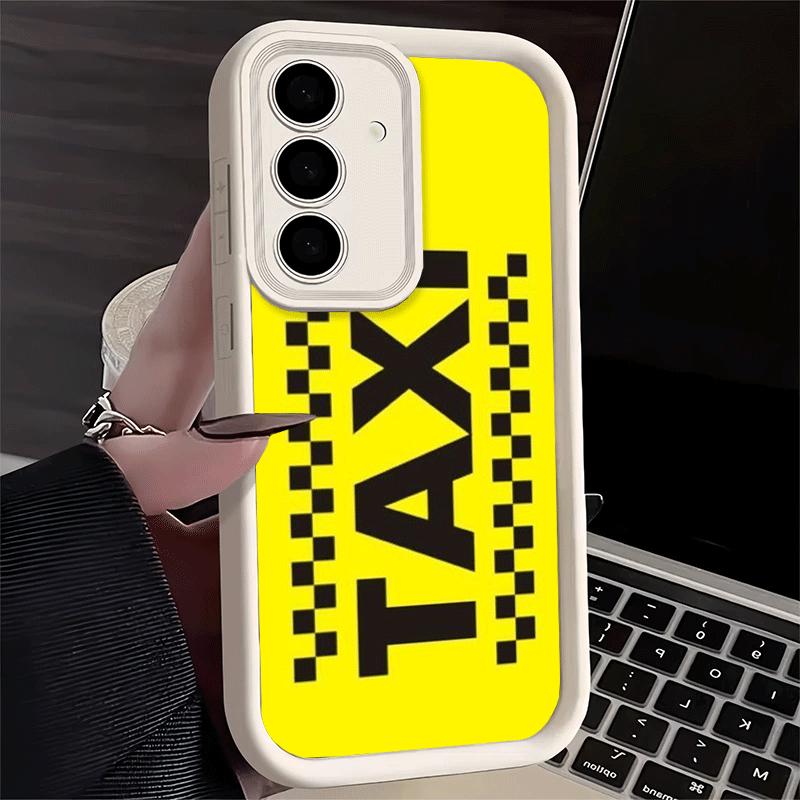 Phone Case for Samsung Galaxy S26 S25 Ultra S24 FE NYC Yellow Taxi Cabs Shell S23 Plus S22 + S21 S20 5G Soft Silicone Funda