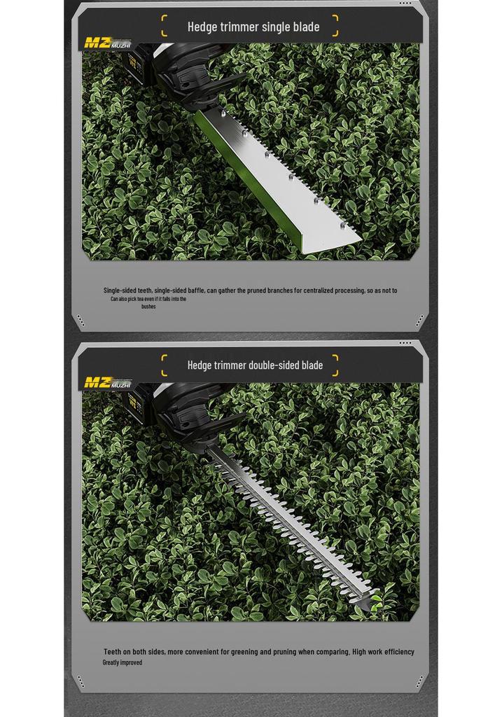 Rechargeable Electric Hedge Trimmer & Tea Leaf Pruning Shears with Lithium Battery for Garden Maintenance