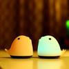 Creative Whale Night Light: Rechargeable Silicone Lamp with 7-Color Breathing Mode, Ideal for Babies & Girls