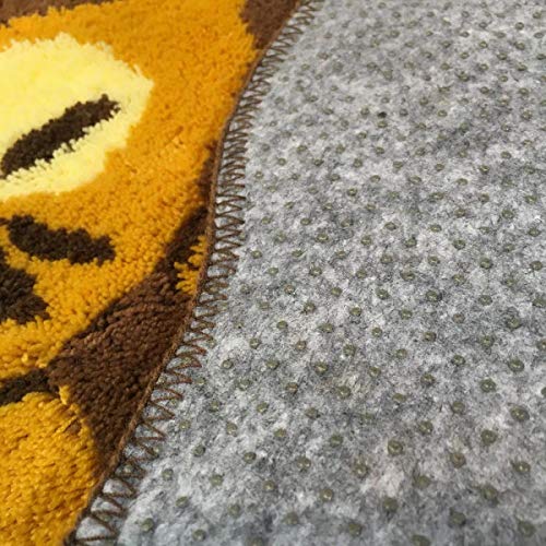 Cat Bus 47 x 100cm My Neighbor Totoro Stop Accent Mat Brown x Yellow