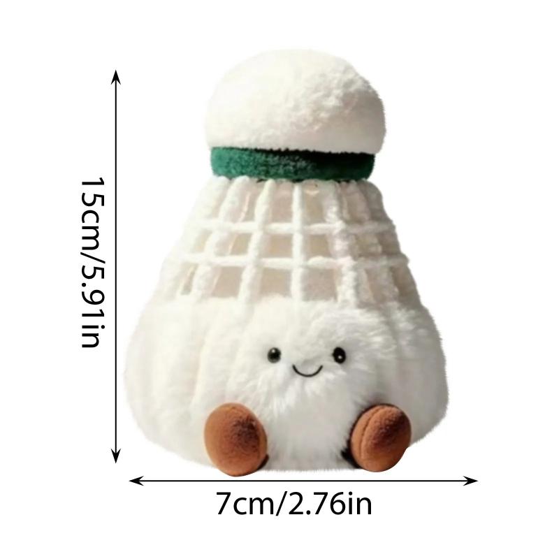 Badminton Plush Pendant Cute Key Chain Cute Badminton  Plush Toy Pendant Doll Friend Gift
