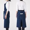 Seven Uniform QT7378-1 Chest Apron, Indigo, Free Size