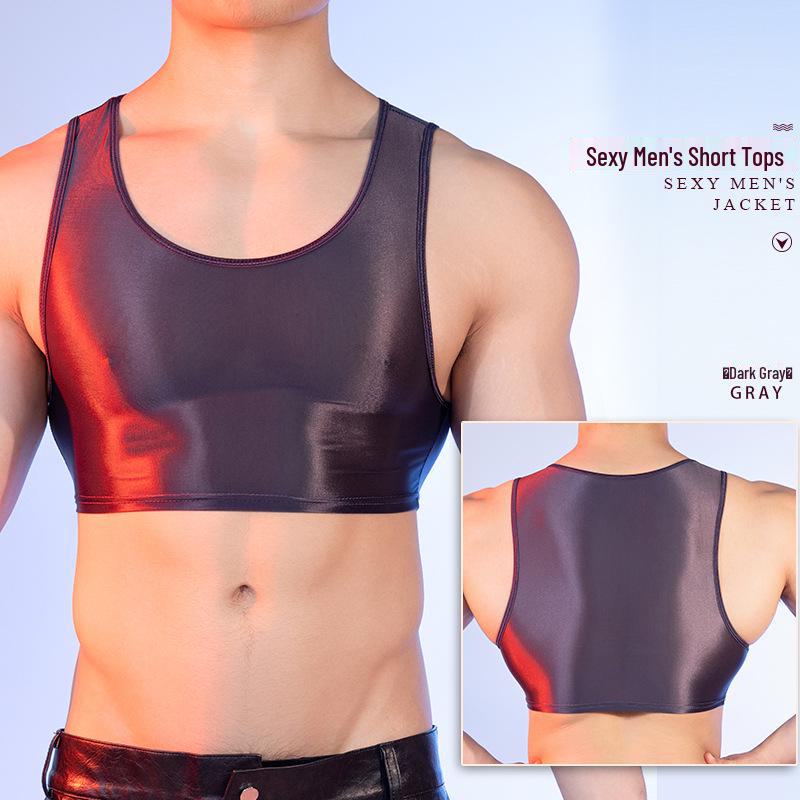 Men's Cross-border Sexy Sleeveless High Elasticity Fitness & Yoga Underwear