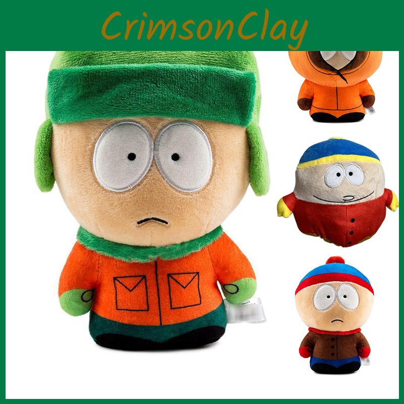 Breloc South Park cu jucării de pluș Kyle, Cartman și Kenny