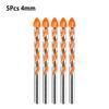 Premium Carbide Triangle Drill Bits for Glass Tile and Ceramic Set of 5
