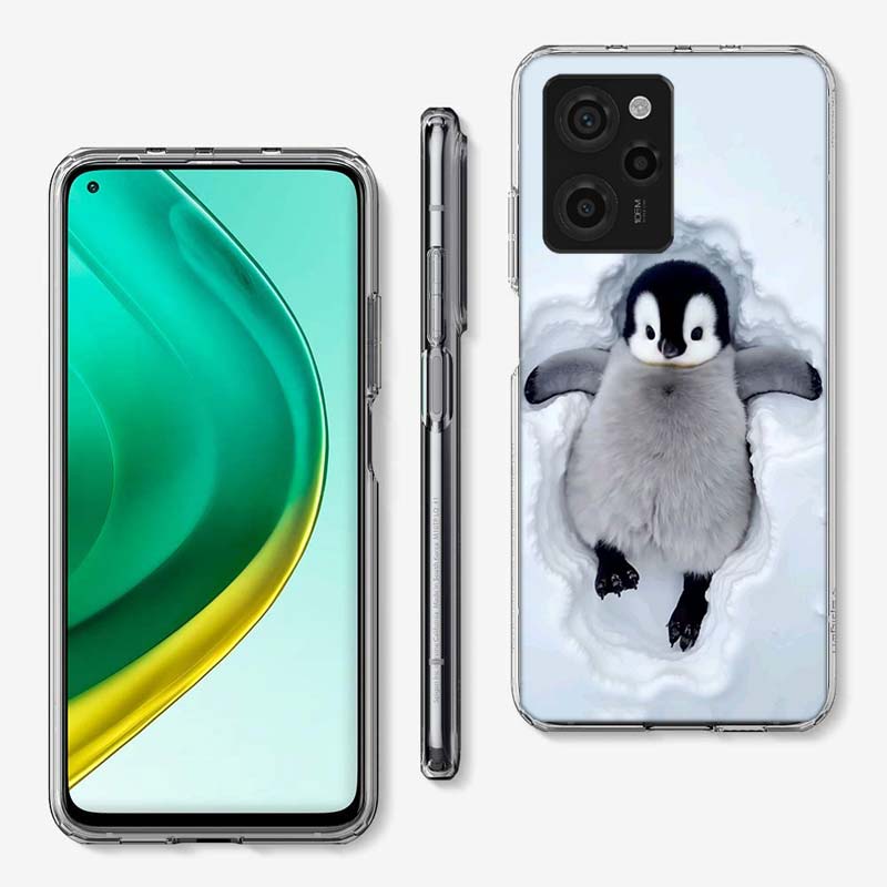 Penguin Baby Healing Cover Phone Case For Xiaomi Poco M8 M7 M6 M4 M3 X7 X6 X4 Pro F7 Ultra M5S Mi 14 14T 15 15T 12T 10T Pro 12S