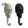 Sturdy Wall Organizer 2Pcs 3D Printed Skull Hook Gothic Dark Mounted Hanger Geometric Personalized Pendant Towel Key Hat Storage Hook for