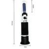 0~32% Brix Refractometer Handheld Sugar Refractometer ATC Fruit Vegetables Juice Beverages Brix Content Refractometer