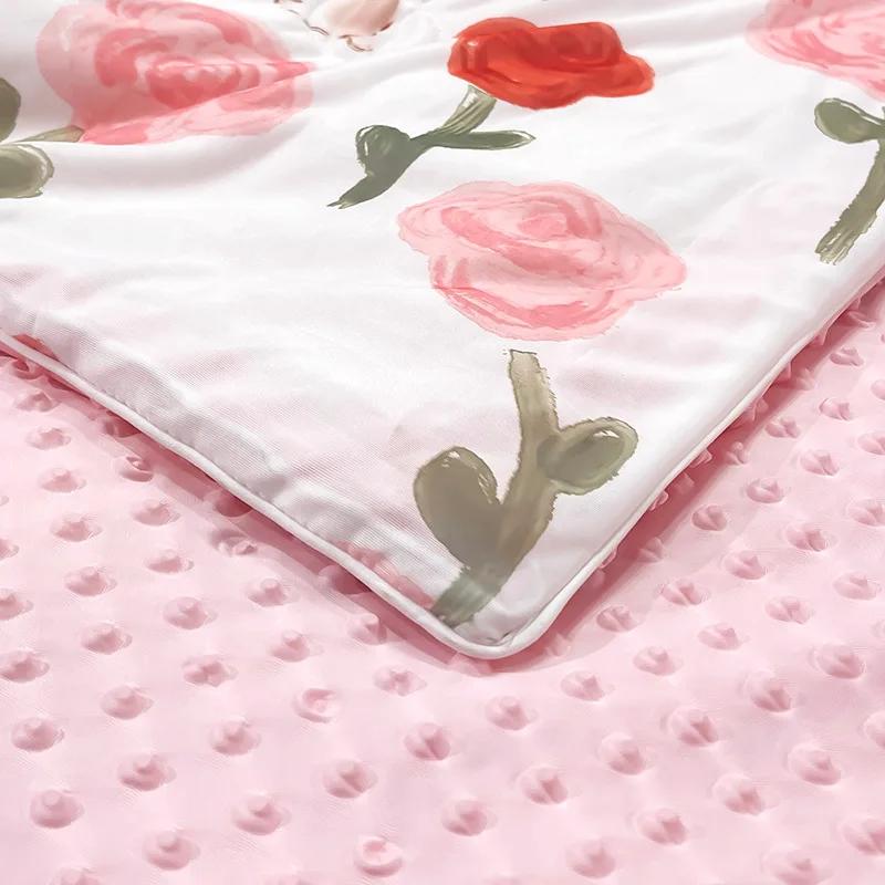 Summer New Summer Blanket Ice Silk Cold Feeling Summer Quilt Cool Feeling Silk Bean Airable Cover Washable Thin Duvet
