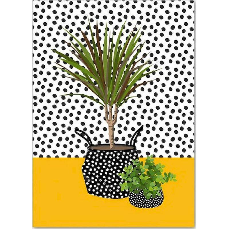 

Современные красивые зеленые растения в горшках, постеры, картины на холсте и принты, настенные художественные HD-изображения для гостиной, офиса, домашнего декора 21x30cm No Framed