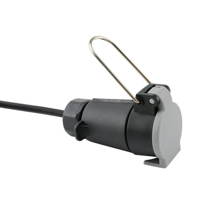 13 Pin To Double 7 Pin Adaptor Trailer Extension Lead Caravan Towing Socket Plug Board Connectors Car Accessories