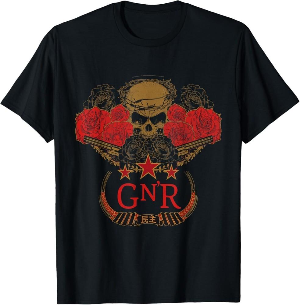 

Guns N Roses Official Euro Skull T-Shirt 4XL