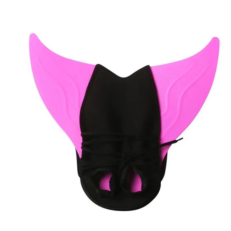 Mermaid One-Piece Monofin Whale Tail Flippers for Swimming and Diving