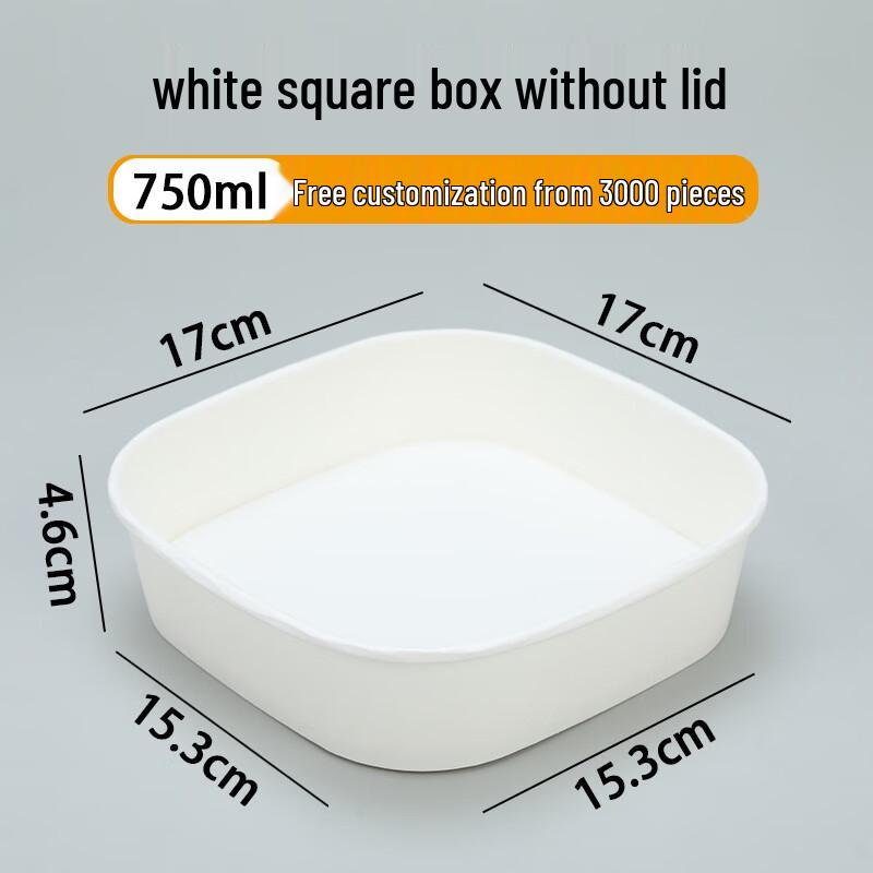 Disposable Square Fruit Takeout Containers