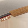 1pc 1m/39.37in Threshold Transition Strip, Wear-resistant Self-adhesive Edging Strip, Household Cuttable Threshold Cover Door