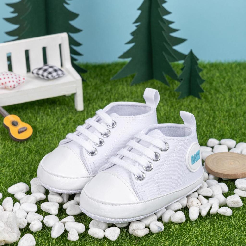 Klassische Baby-Canvas-Schuhe - Rutschfeste weiche Sohle für Laufanfänger, Frühling und Herbst.