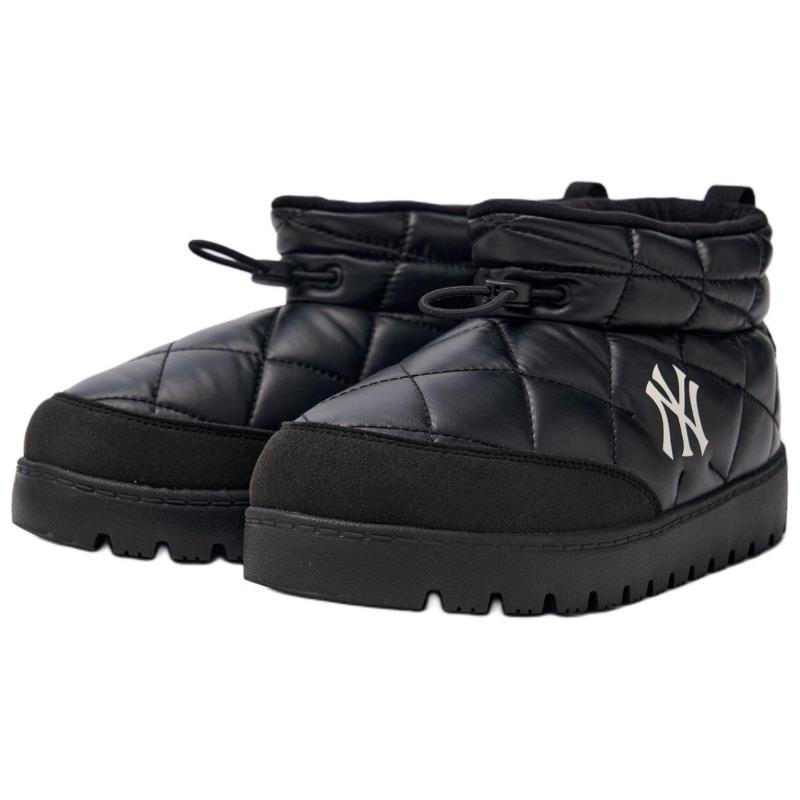 MLB New York Yankees Ankle Boots Unisex Black Sneakers 3AWBQWL46-50BKS