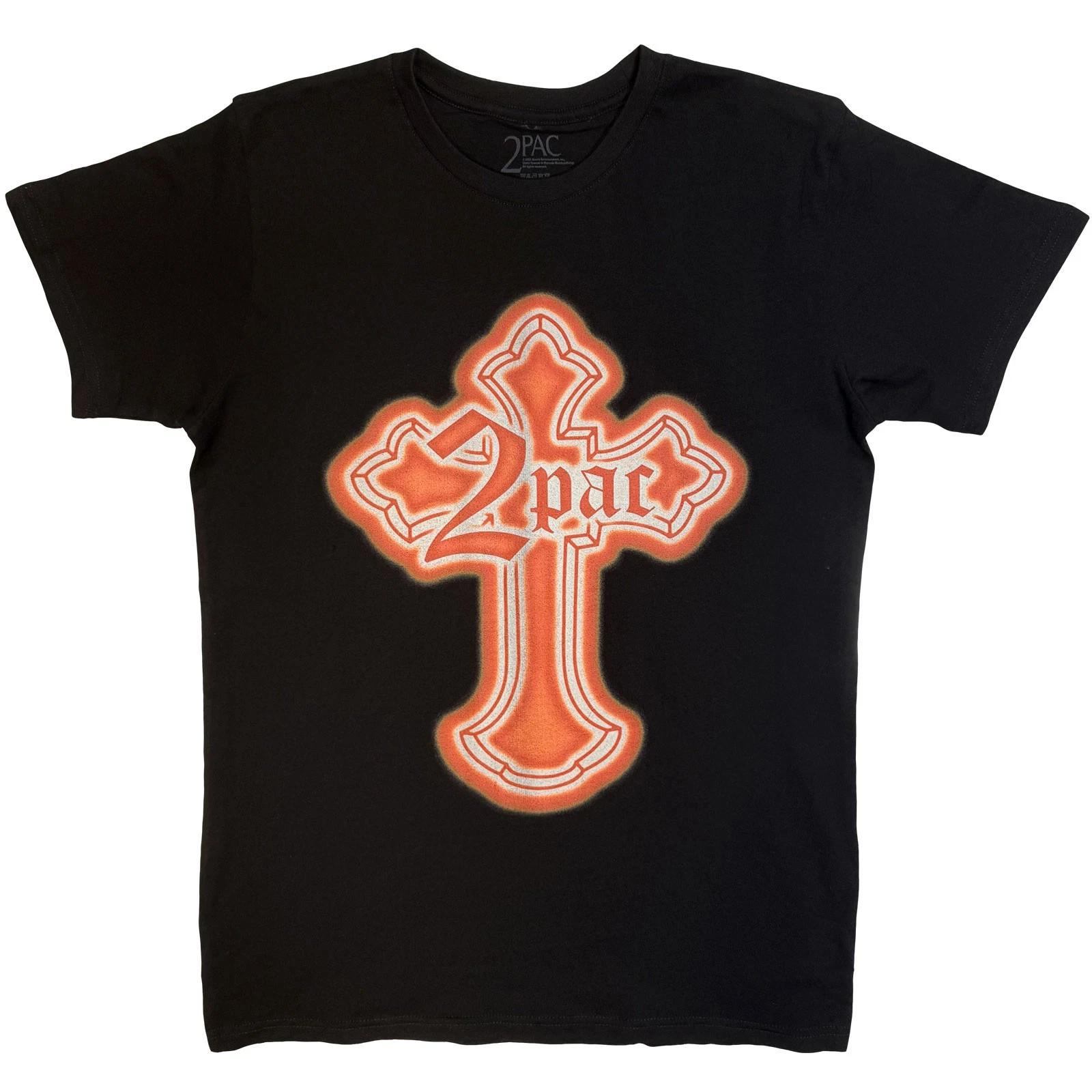 Tupac Halloween Cross Official T-Shirt Mens S