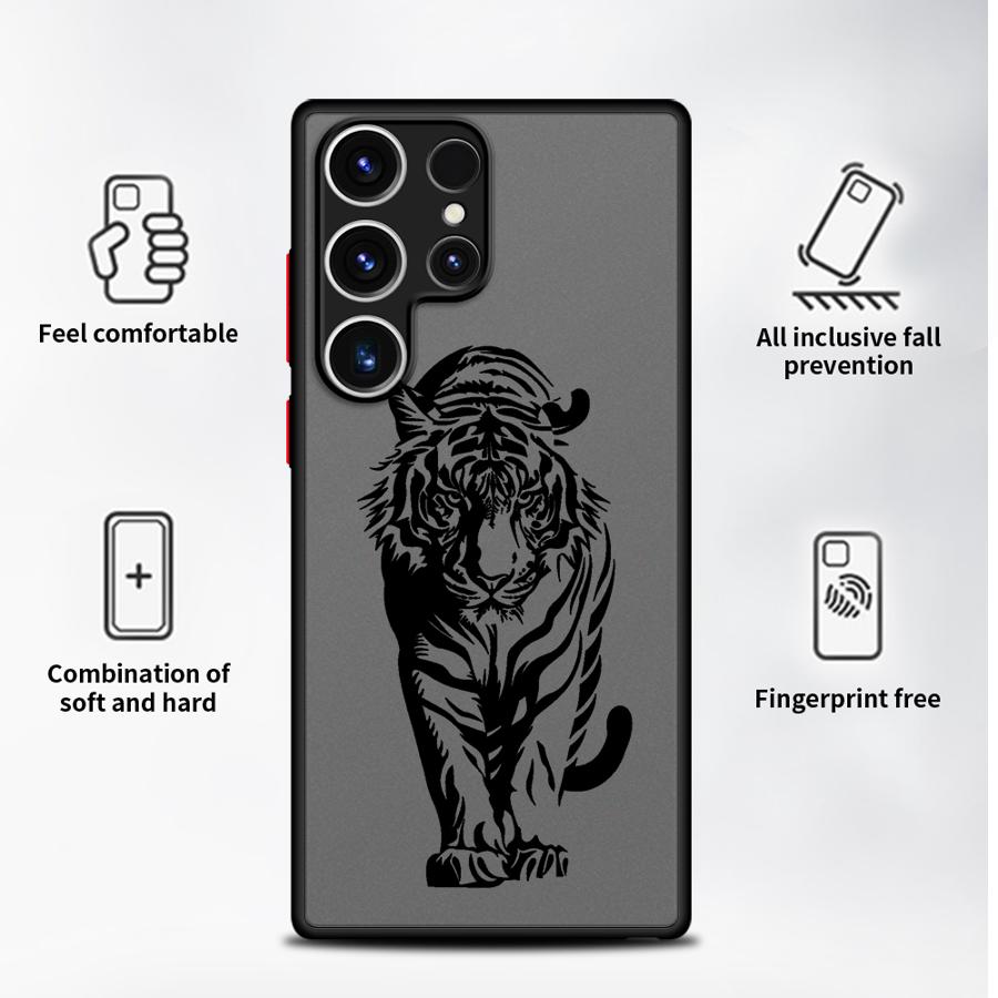 Cool Tiger Art Case for Samsung Galaxy S26 S20 FE S24 Plus S21 S22 Note 20 Ultra 10+ S25 Ultra S23 FE Funda Back Phone Cover