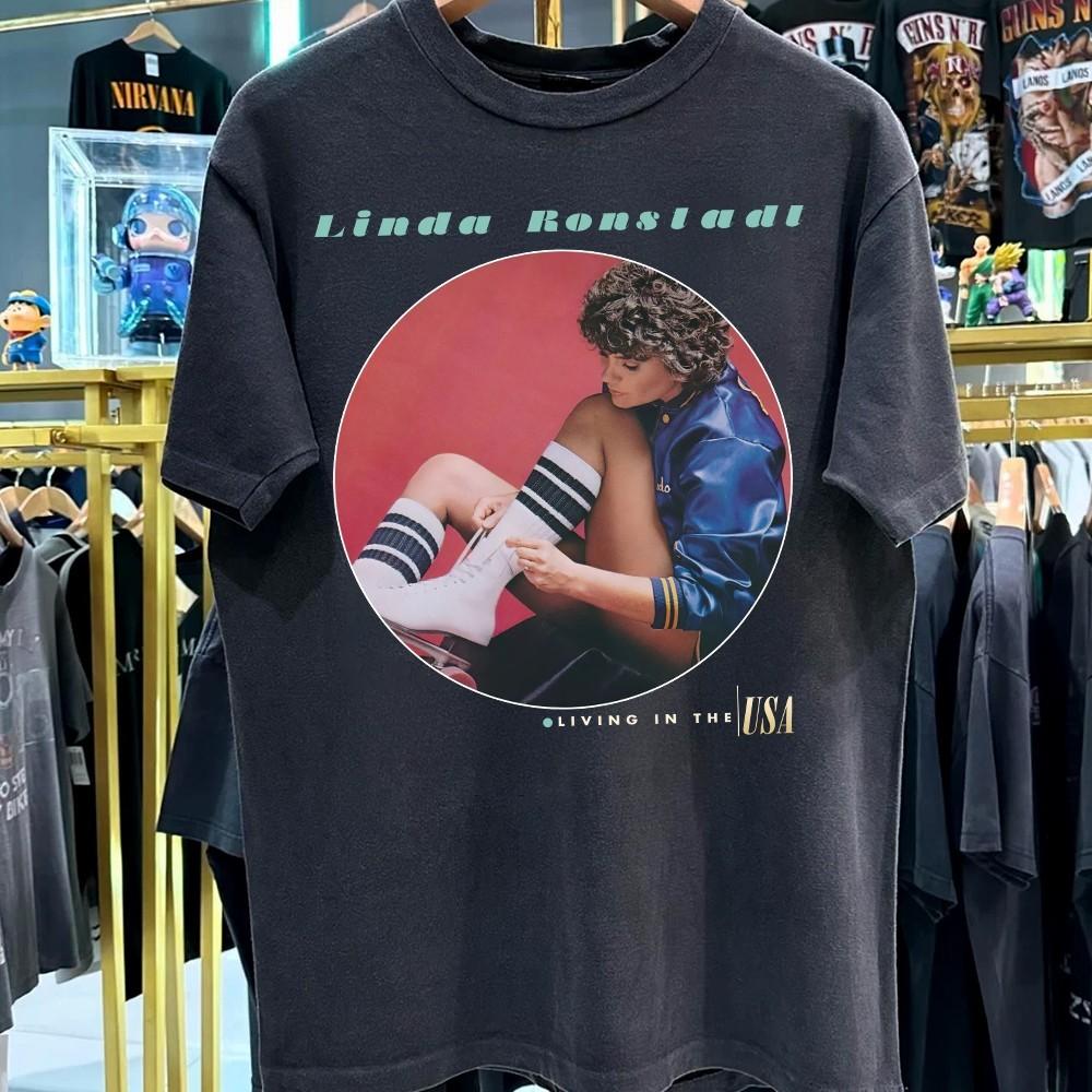 Retro Linda Ronstadt Cotton  S-235XL Unisex T-Shirt S