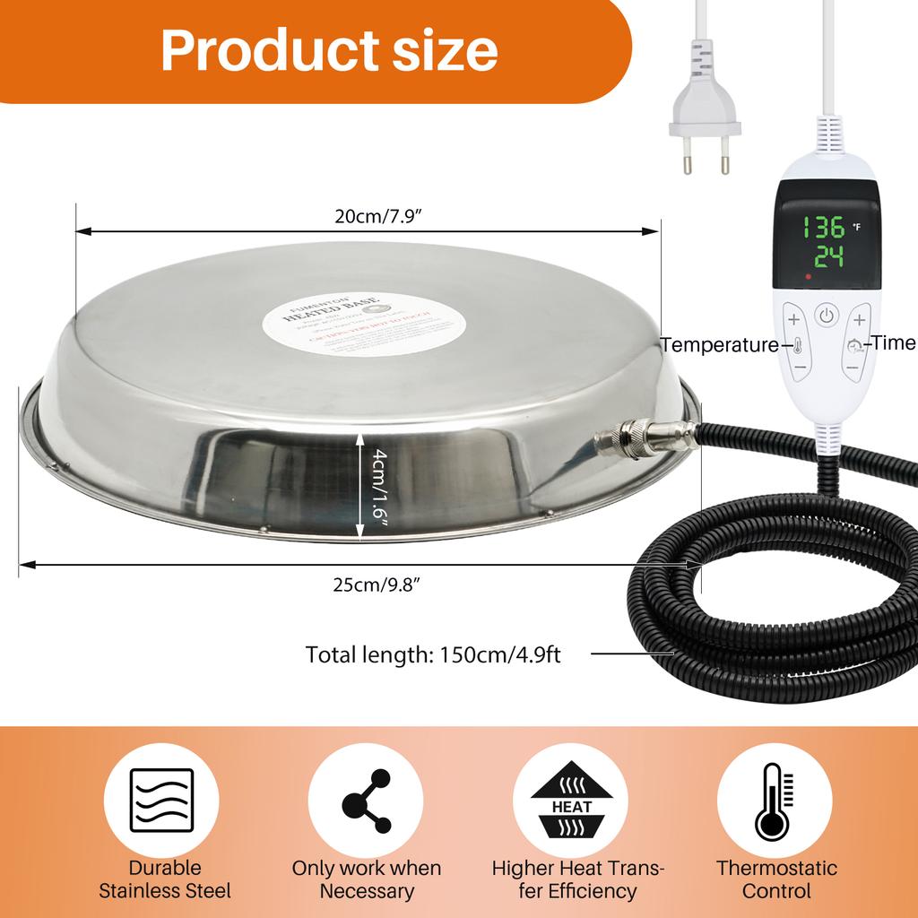 EU Poultry Animal Heating Plate Constant Temperature Heating Base Chicken Duck Winter Water Insulation Farm Animal Husbandry