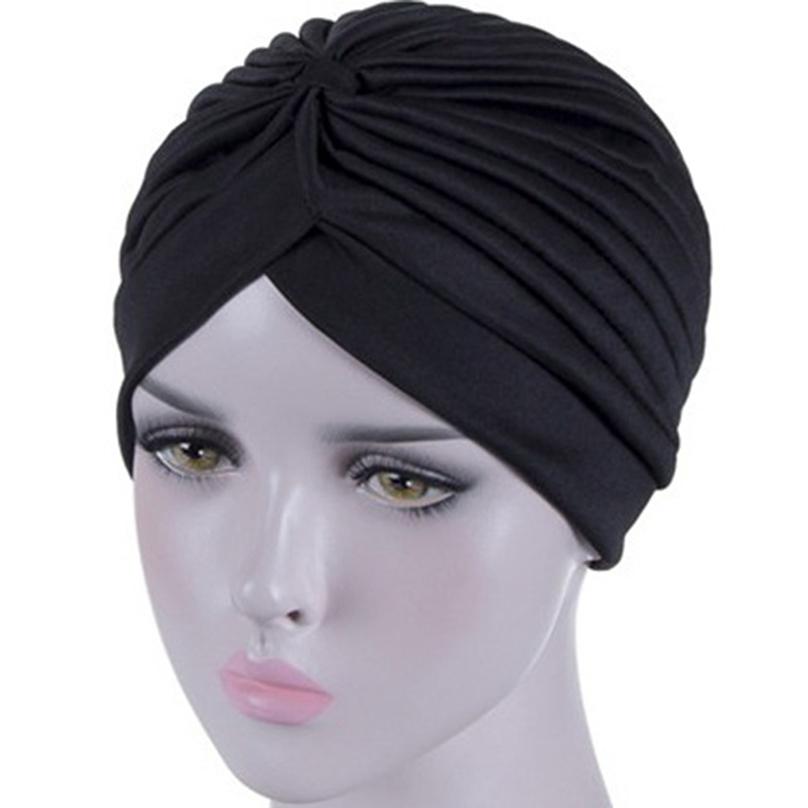 Women Headband Stretch Headband Muslim Hat Headband Wrap Knotted Indian Hat Adult Headband